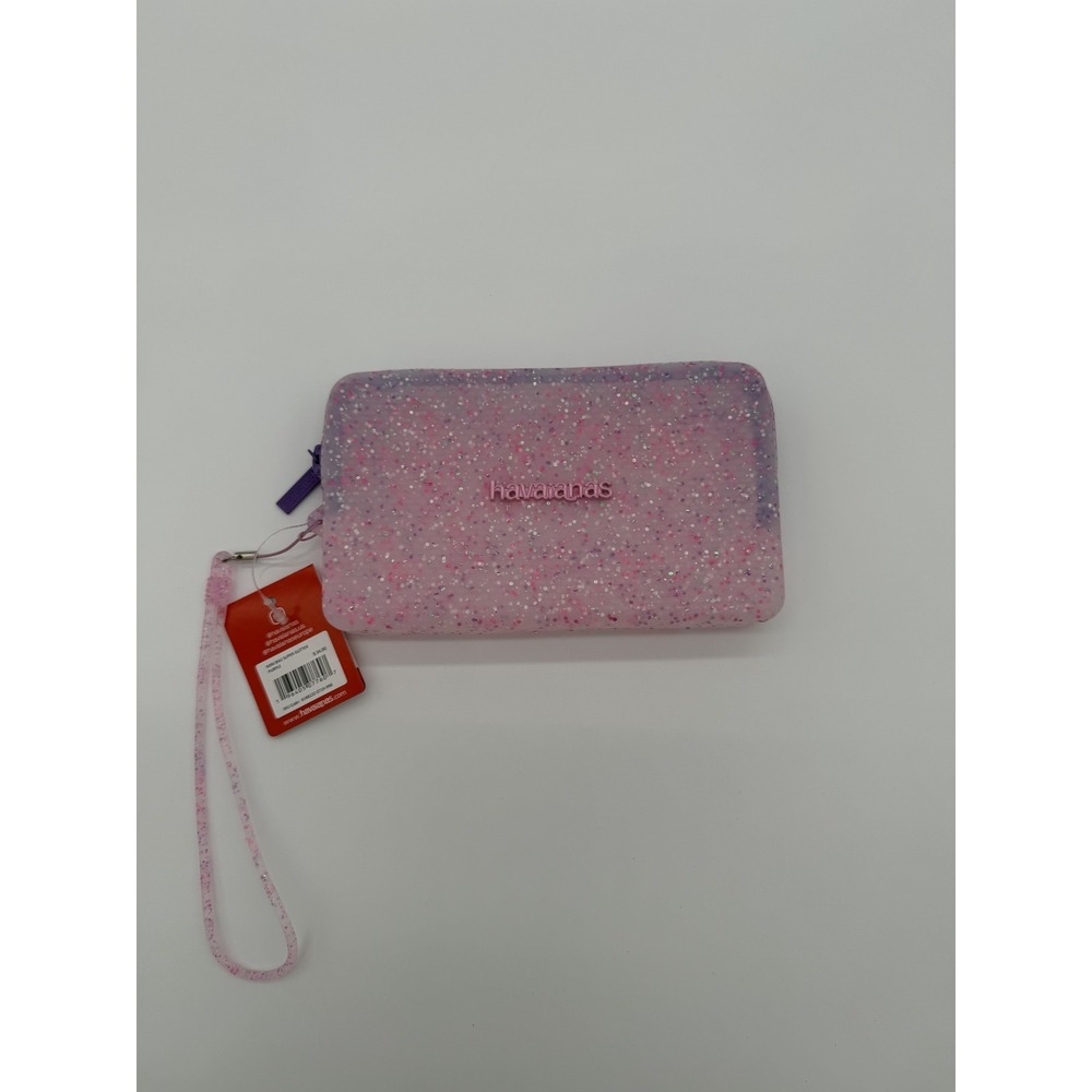 Havaianas Mini Bag Super Glitter Purple Crossbody Phone Bag Adjustable Strap NWT